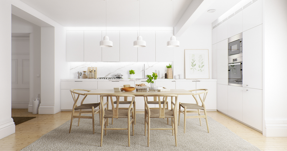 Organized kitchen