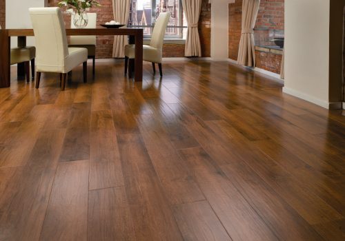 Clean laminate flooring